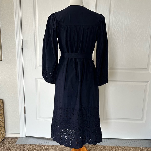 NWT Gap Eyelet Embroidered Eyelet Midi Dress - Picture 4 of 6